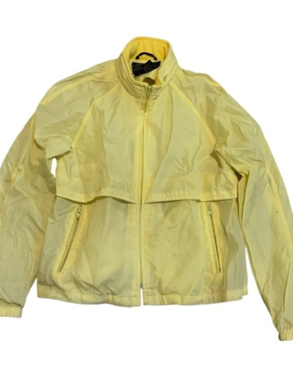Vintage Eddie Bauer Expedition Outfitter Women's Yellow Windbreaker Size S